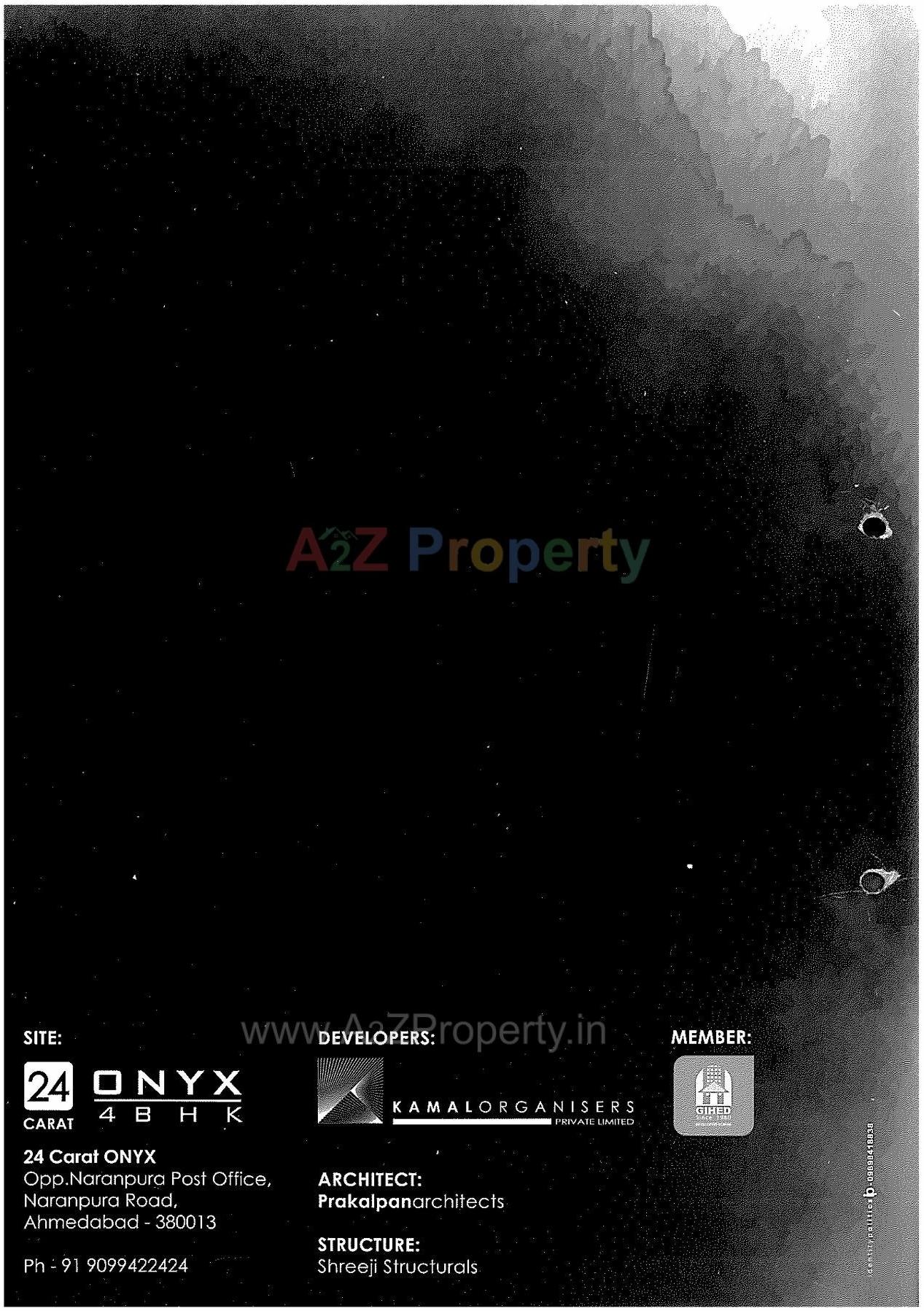  of real estate project 24 Carat Onyx located at Vadaj, Ahmedabad, Gujarat