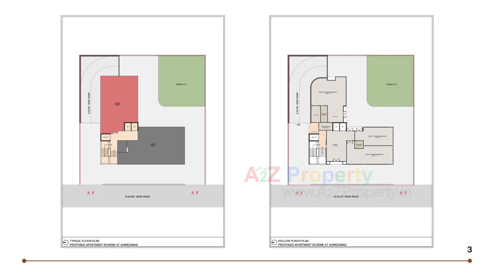 Layout of real estate project 24 Karat located at Ahmedabad, Ahmedabad, Gujarat