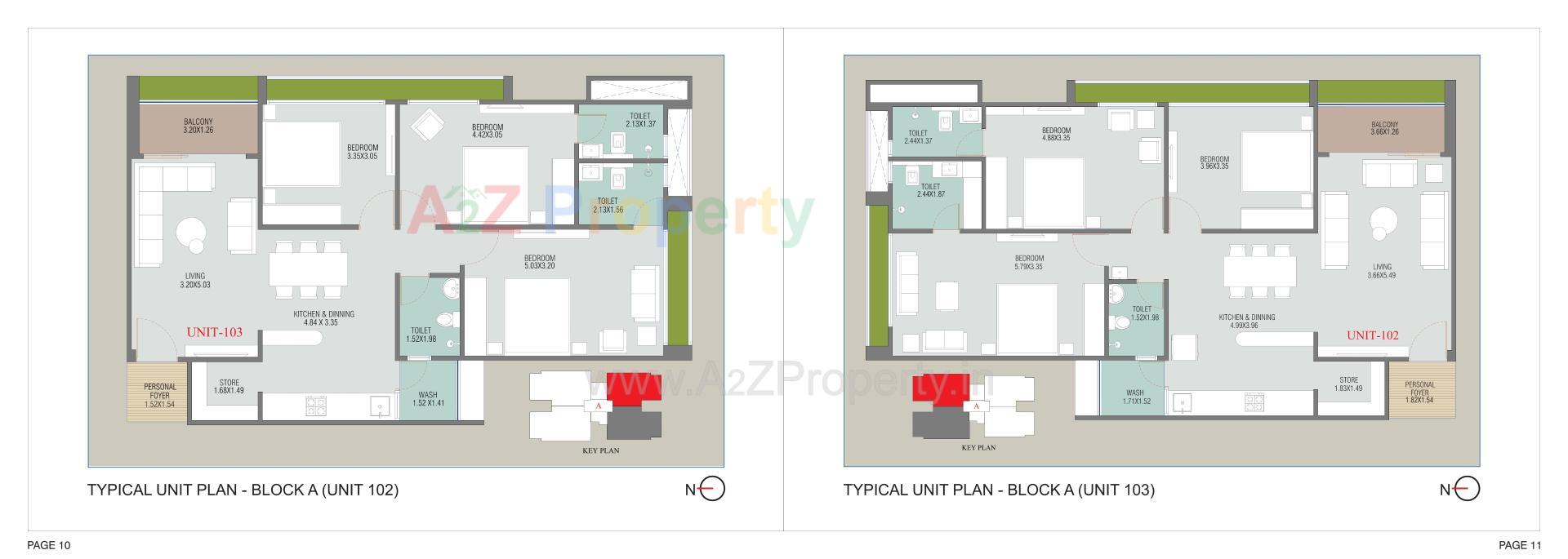 Layout of real estate project 28 Ivy located at Tragad, Ahmedabad, Gujarat