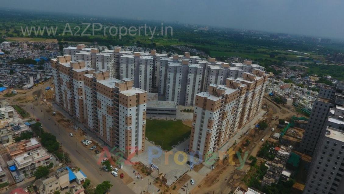 3D Elevation of real estate project 42 Shops + 548 Mig At Plot B, Gota located at Gota, Ahmedabad, Gujarat