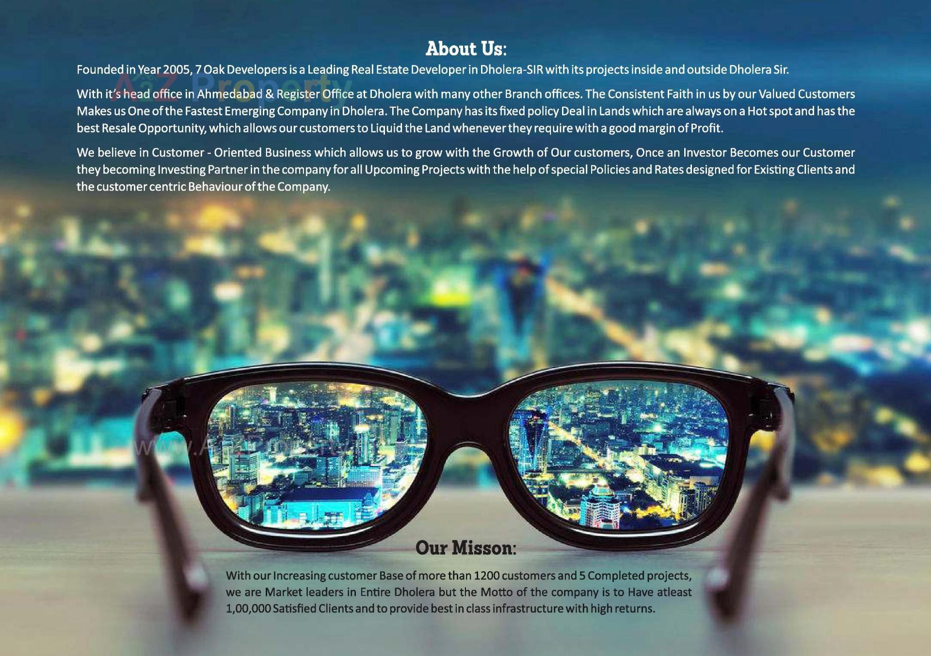  of real estate project 7 Oak Smart City located at Dholera, Ahmedabad, Gujarat