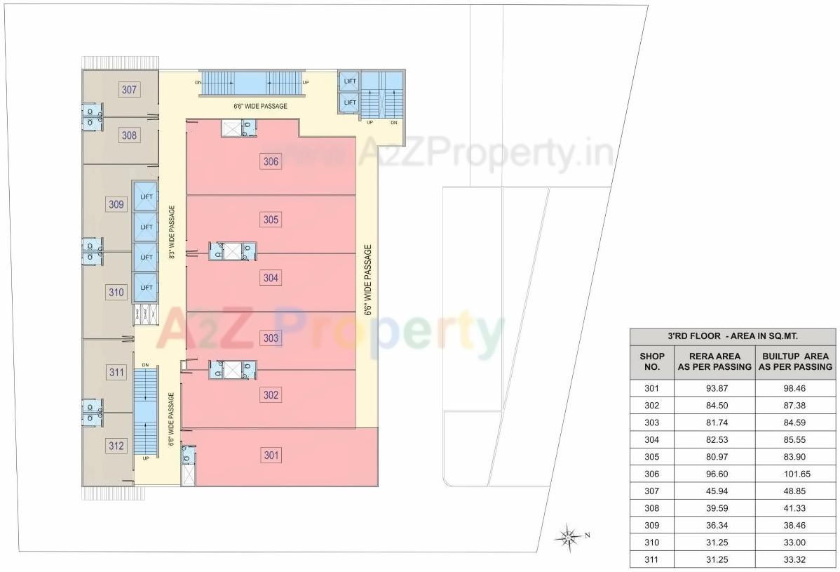 Layout of real estate project A  Shridhar Athens located at Jodhpur, Ahmedabad, Gujarat