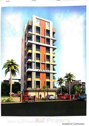 Elevation of real estate project Aadarsh Apartment located at Manipur, Ahmedabad, Gujarat