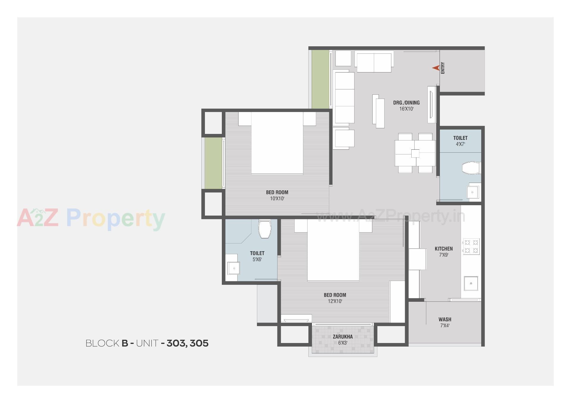 Layout of real estate project Aadhvan Rise located at Ghuma, Ahmedabad, Gujarat