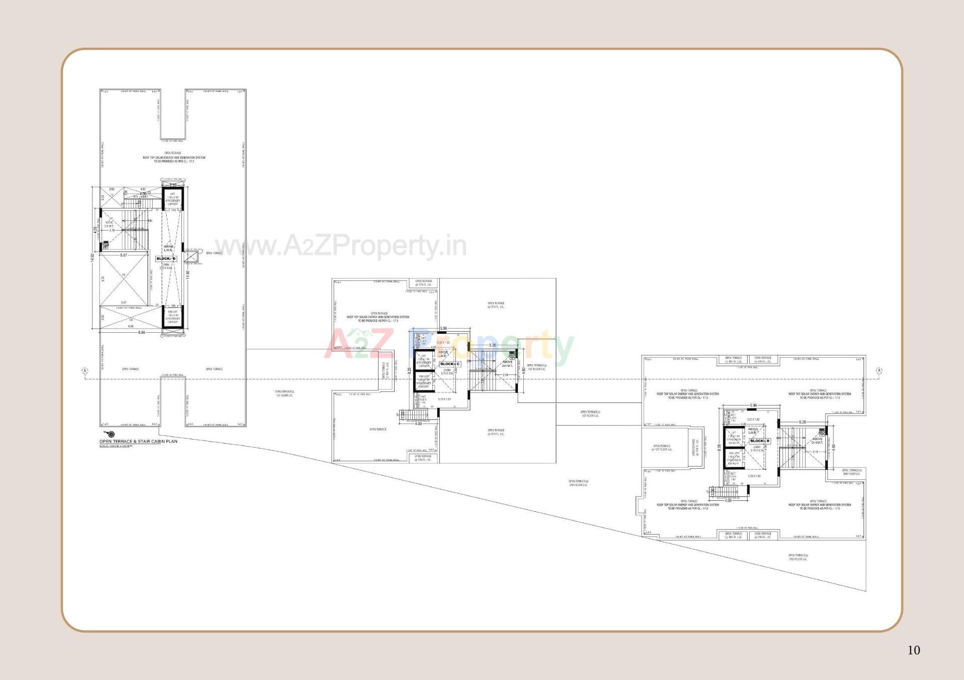 Layout of real estate project Aadhvan Shine located at Ghuma, Ahmedabad, Gujarat