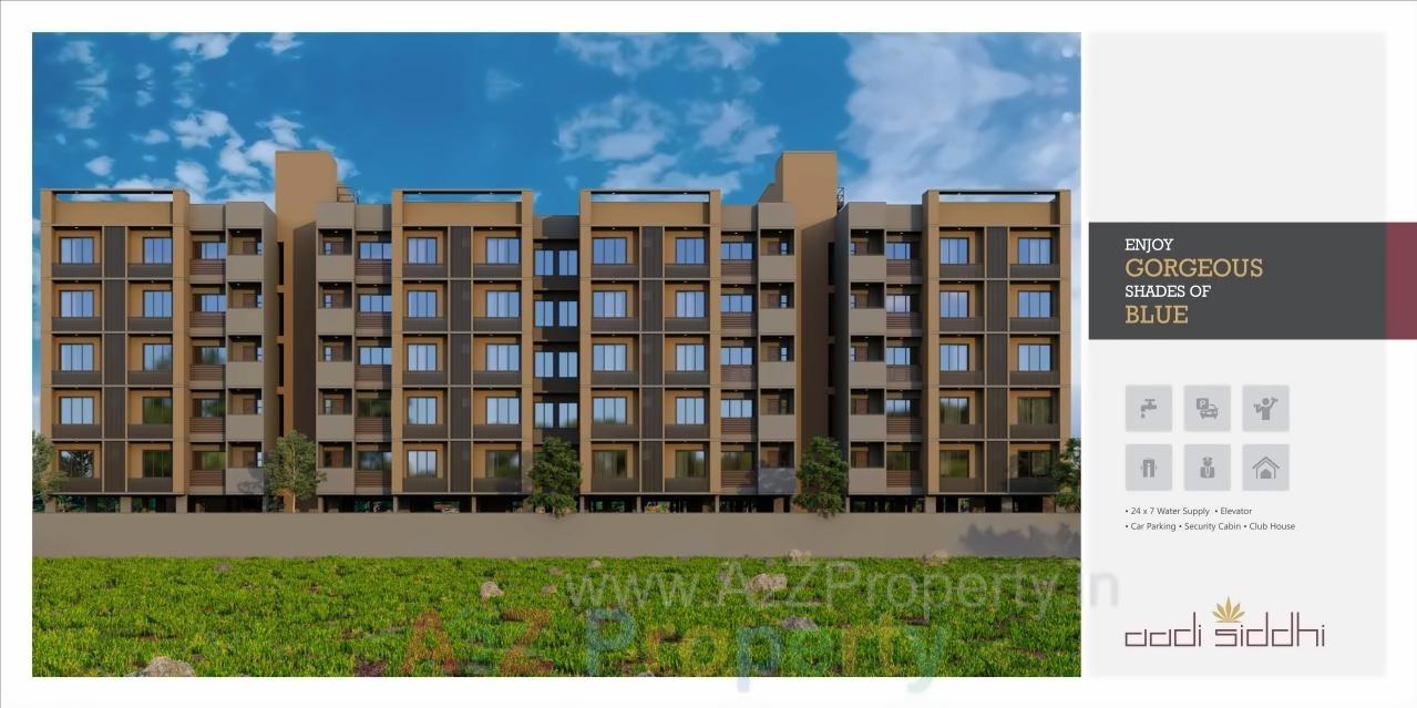 3D Elevation of real estate project Aadi Siddhi Residency located at Bopal, Ahmedabad, Gujarat