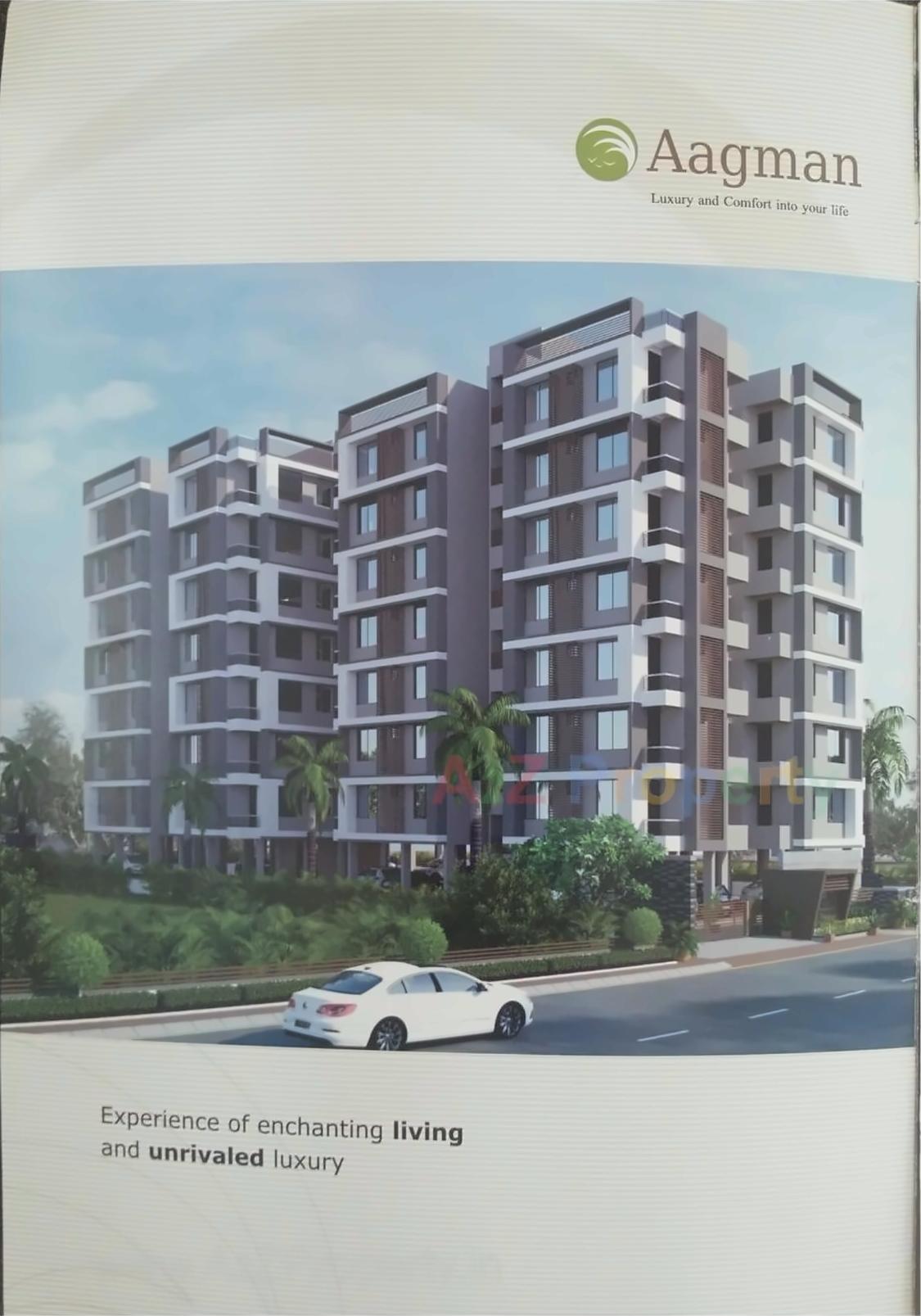 3D Elevation of real estate project Aagman located at Ranip, Ahmedabad, Gujarat