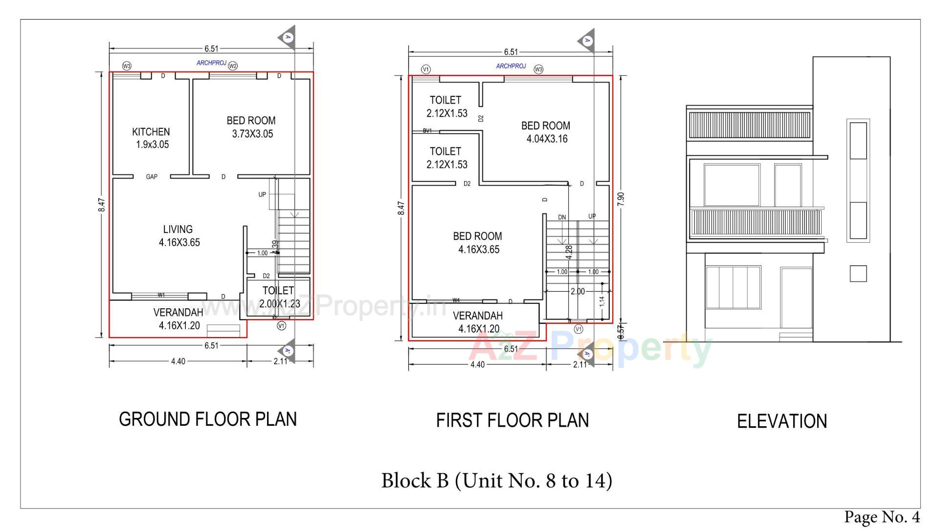 Layout of real estate project Aakar Lotus located at Ta, Ahmedabad, Gujarat
