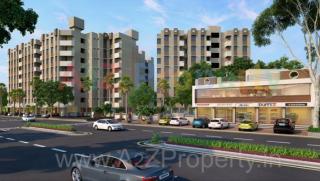 Elevation of real estate project Aakruti Aangan located at Vatva, Ahmedabad, Gujarat