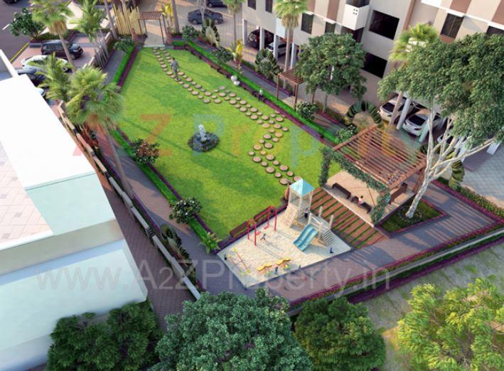 3D Elevation of real estate project Aakruti Aangan located at Vatva, Ahmedabad, Gujarat