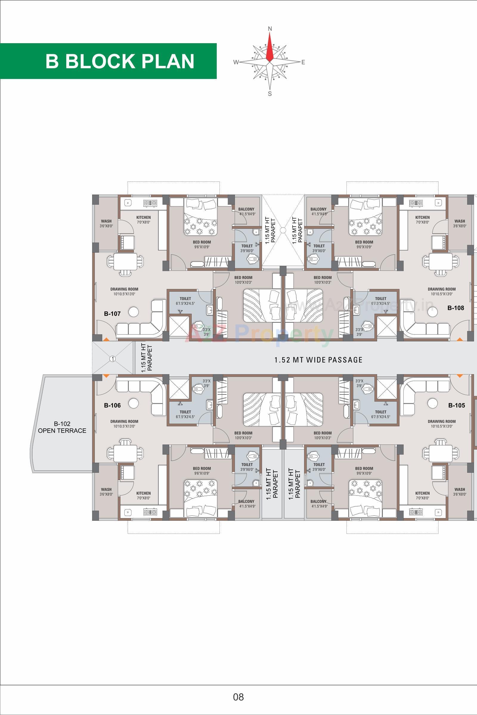 Layout of real estate project Aakruti Status located at Vatva, Ahmedabad, Gujarat