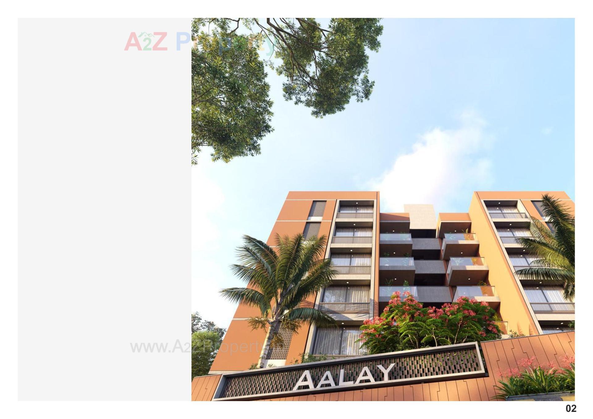 3D Elevation of real estate project Aalay located at Sola, Ahmedabad, Gujarat