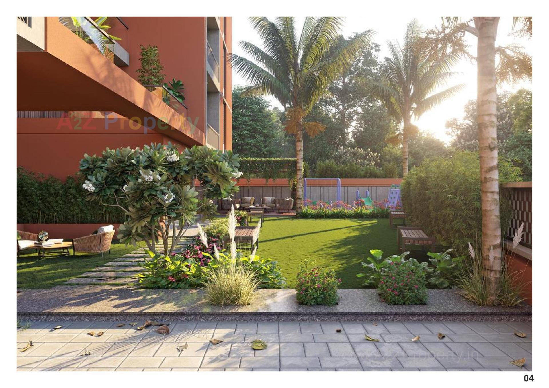 3D Elevation of real estate project Aalay located at Sola, Ahmedabad, Gujarat