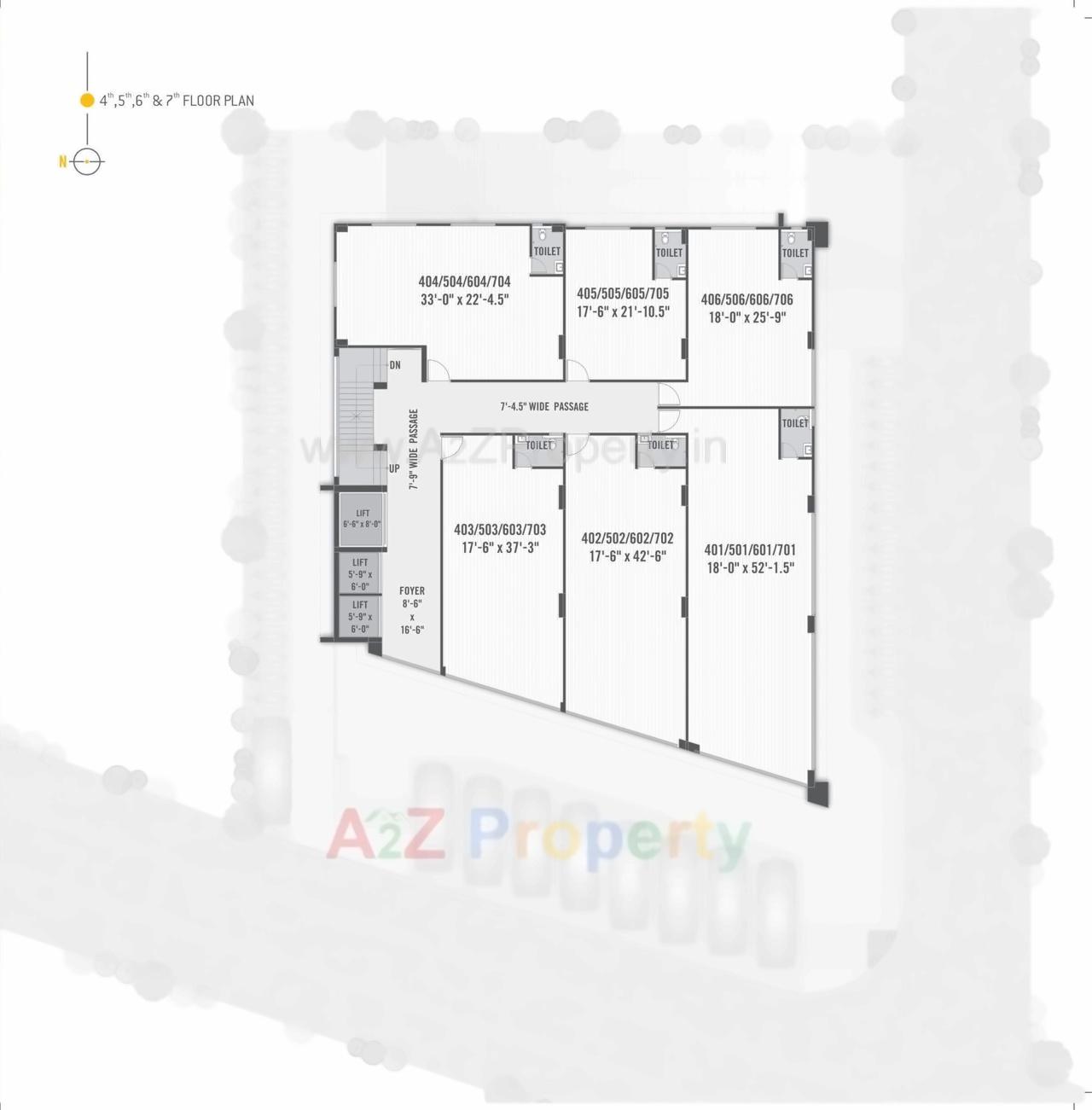 Layout of real estate project Aalps Euphoria located at Gota, Ahmedabad, Gujarat