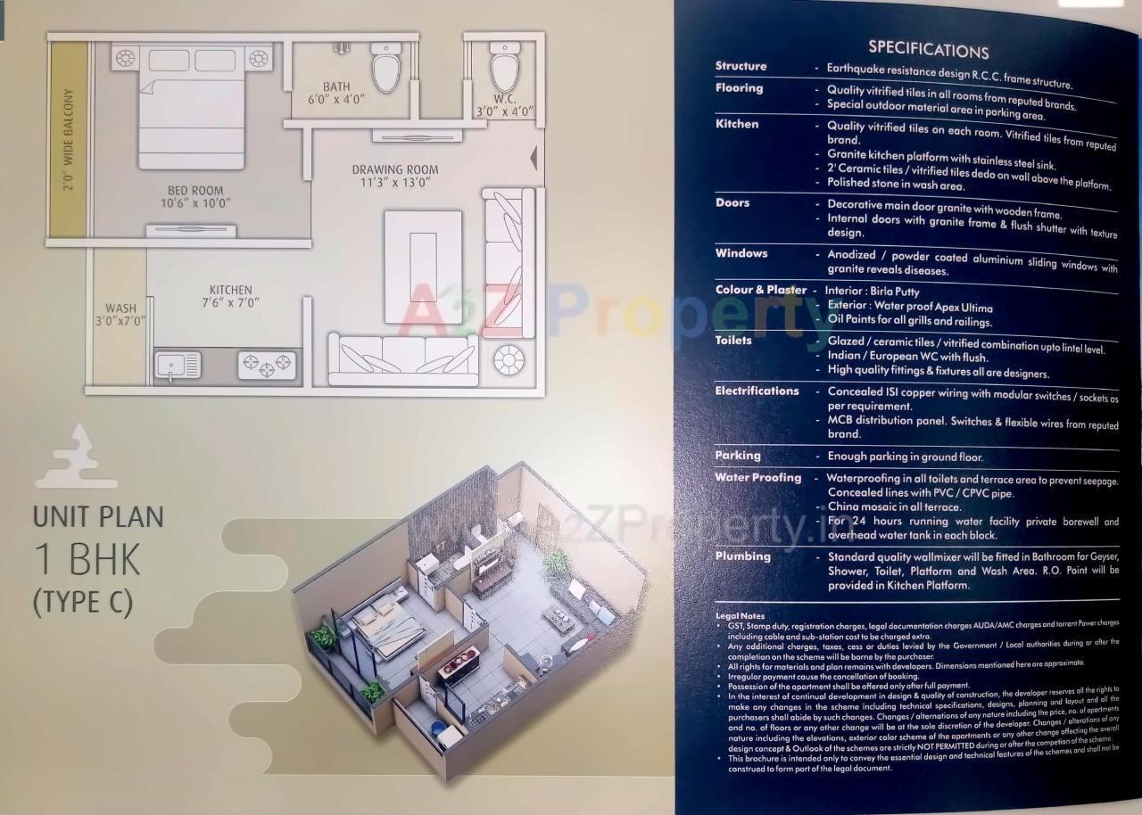 Layout of real estate project Aamena Palace located at Sarkhej, Ahmedabad, Gujarat