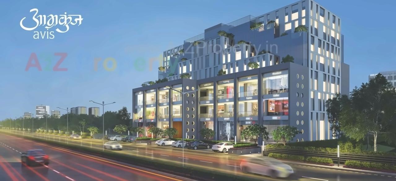 3D Elevation of real estate project Aamrakunj Avis located at City, Ahmedabad, Gujarat