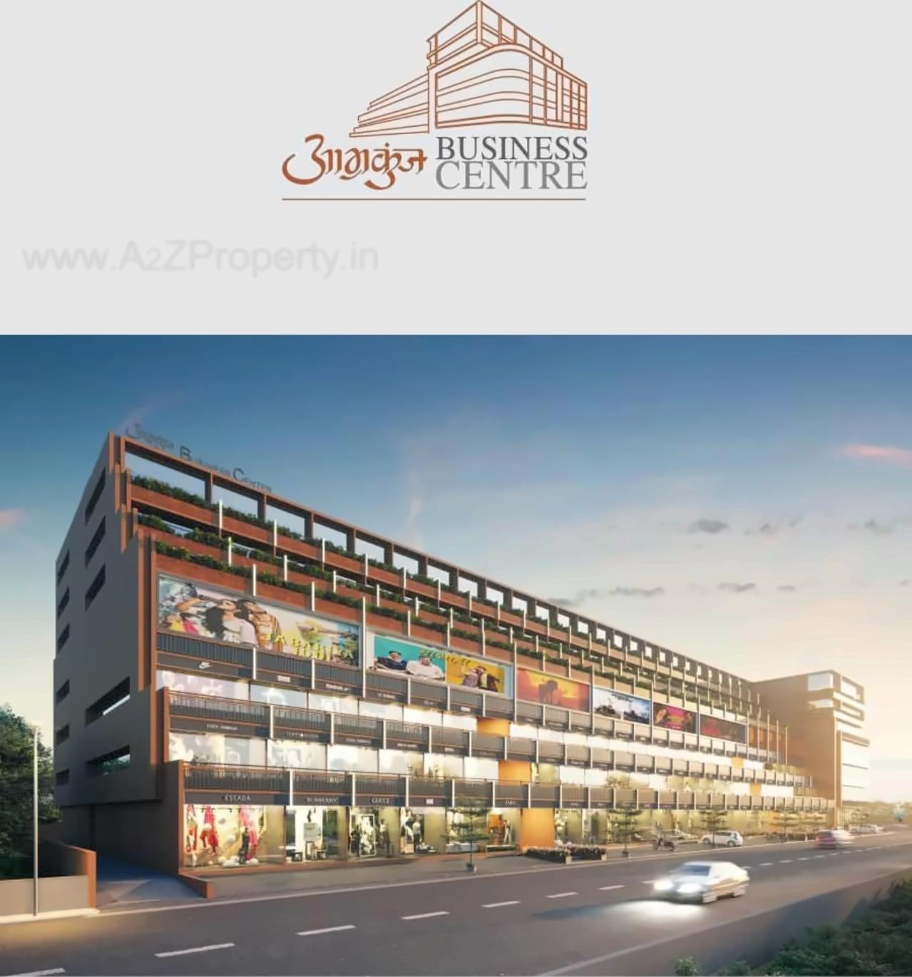 3D Elevation of real estate project Aamrakunj Business Centre (abc) located at Zundal, Ahmedabad, Gujarat