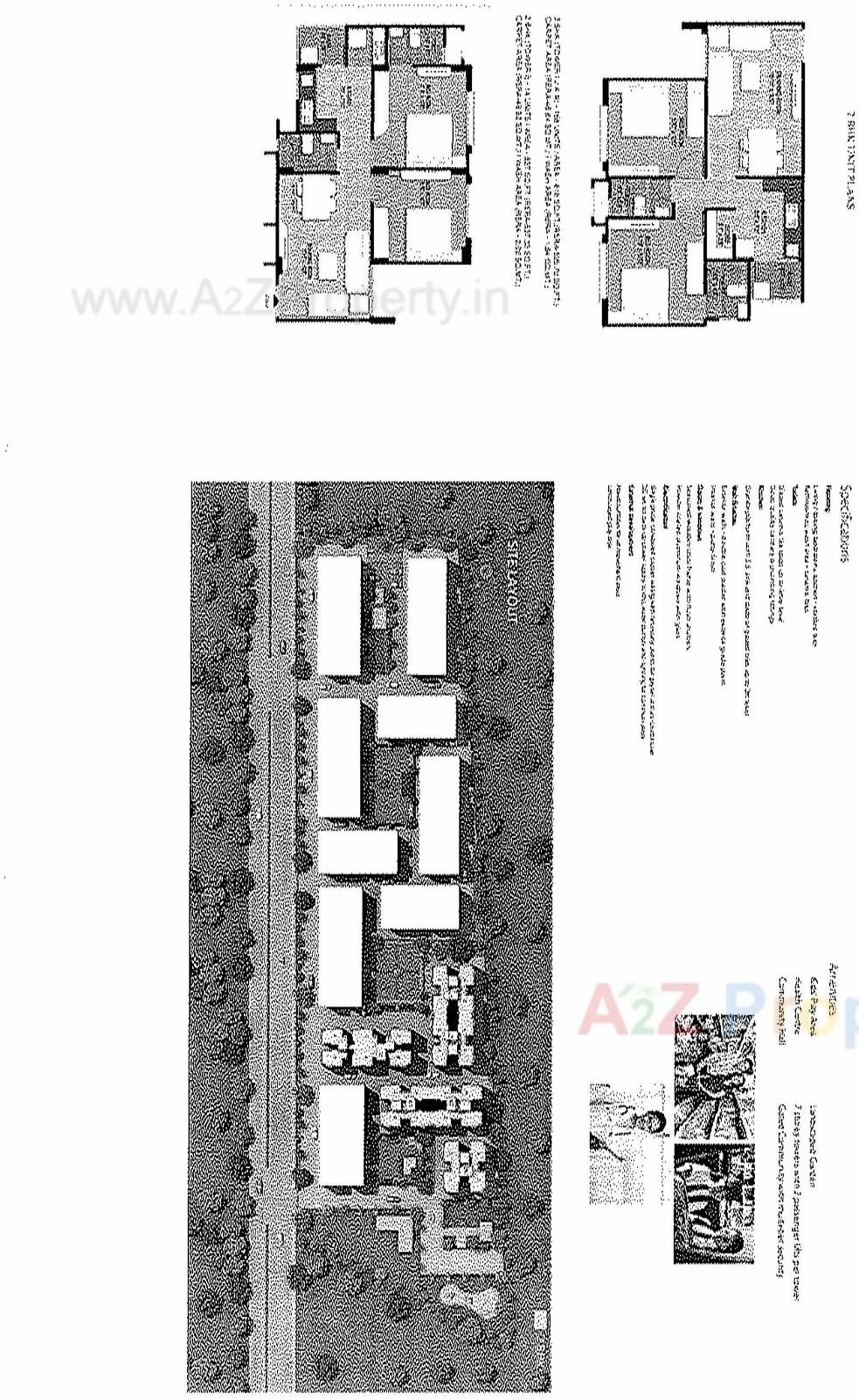 Layout of real estate project Aangan (tower L1, L2) located at Khoraj, Ahmedabad, Gujarat