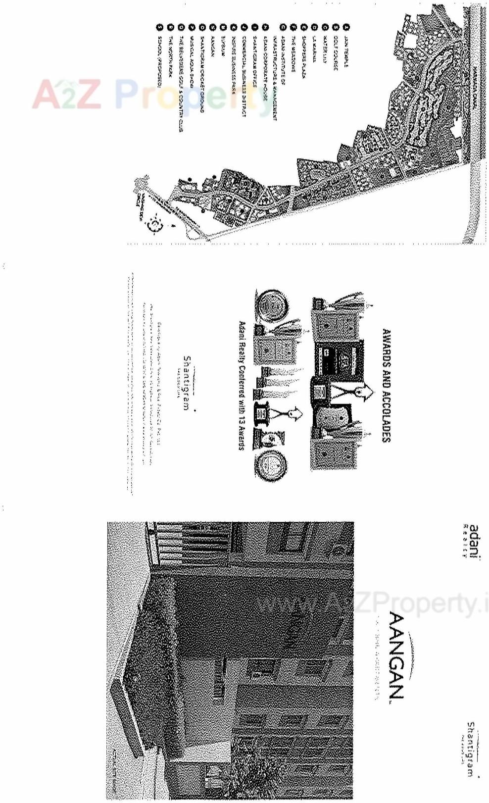 Layout of real estate project Aangan (tower L1, L2) located at Khoraj, Ahmedabad, Gujarat