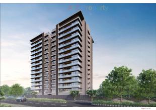 Elevation of real estate project Aanira One located at Gota, Ahmedabad, Gujarat