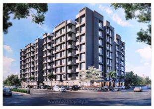 Elevation of real estate project Aaradhana Sky located at Vatva, Ahmedabad, Gujarat