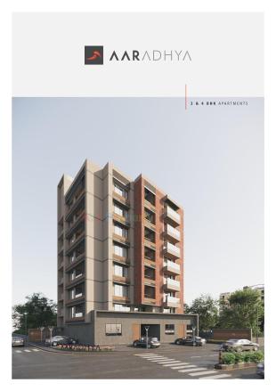 Elevation of real estate project Aaradhya located at Acher, Ahmedabad, Gujarat