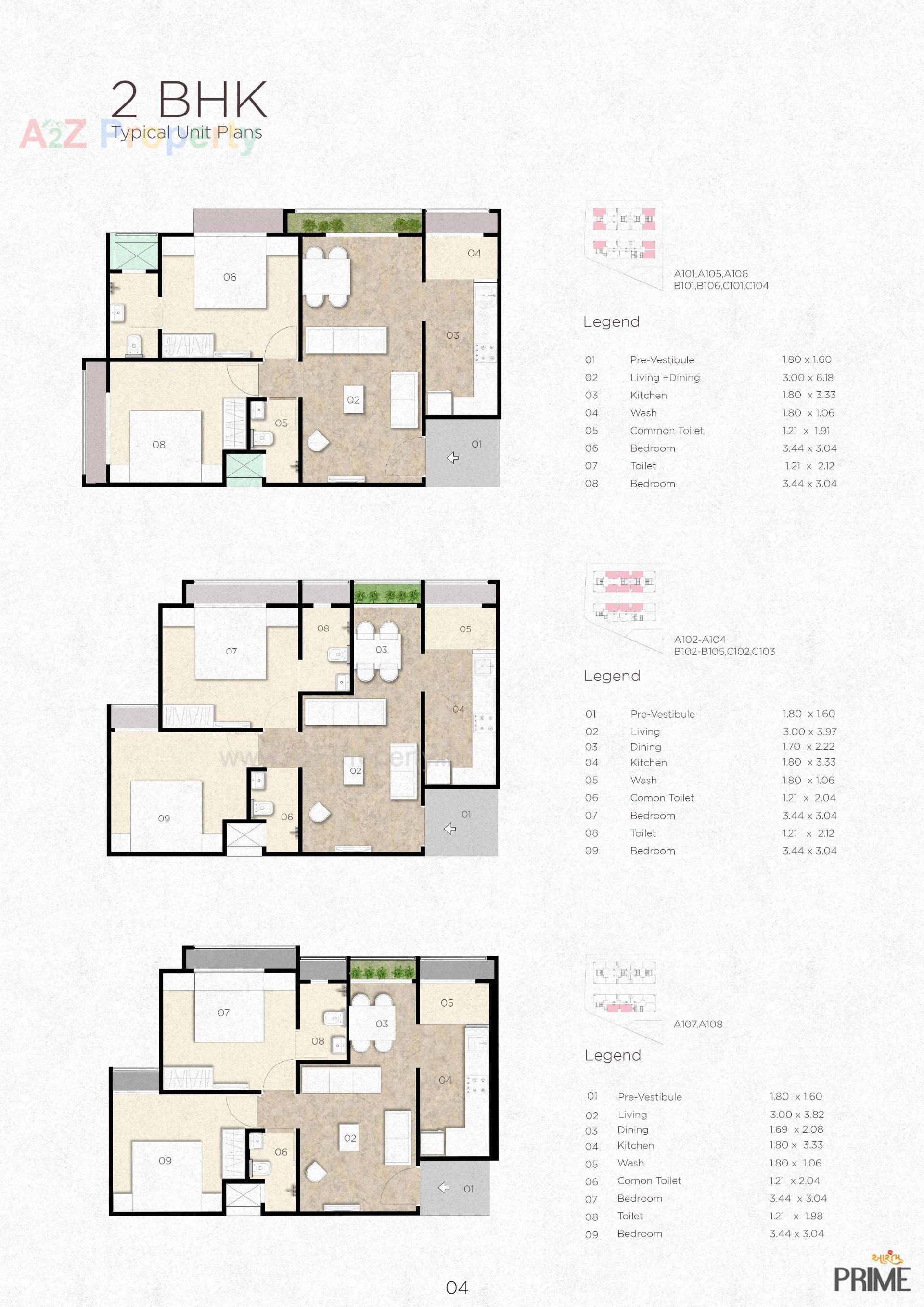 Layout of real estate project Aarambh Prime located at Chandlodia, Ahmedabad, Gujarat