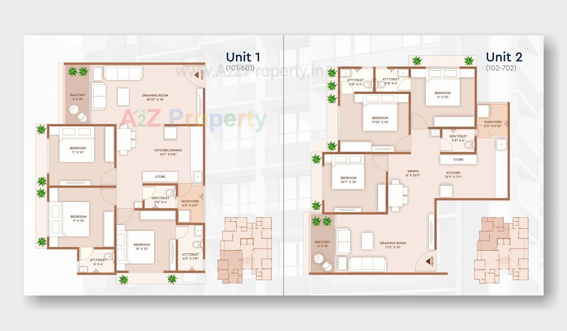 Layout of real estate project Aarambh Residency located at Vastral, Ahmedabad, Gujarat