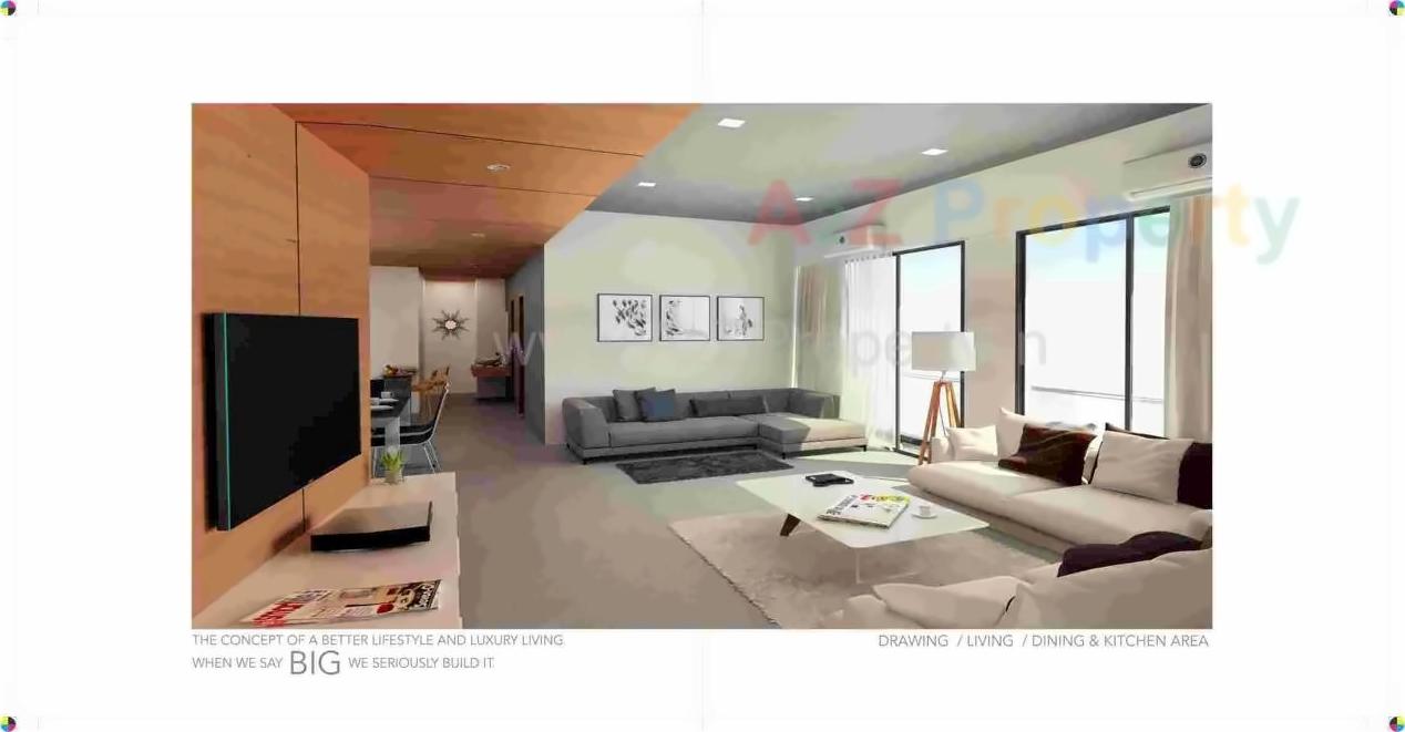 3D Elevation of real estate project Aarambh located at Chandkheda, Ahmedabad, Gujarat