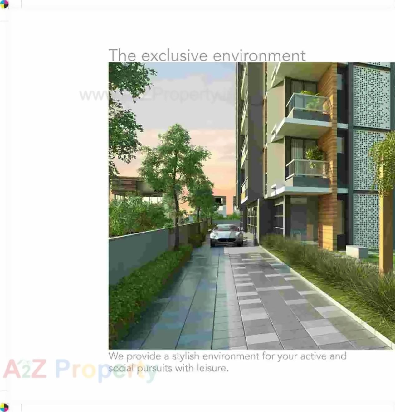 3D Elevation of real estate project Aarambh located at Chandkheda, Ahmedabad, Gujarat