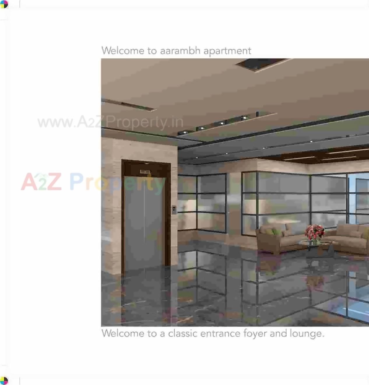 3D Elevation of real estate project Aarambh located at Chandkheda, Ahmedabad, Gujarat