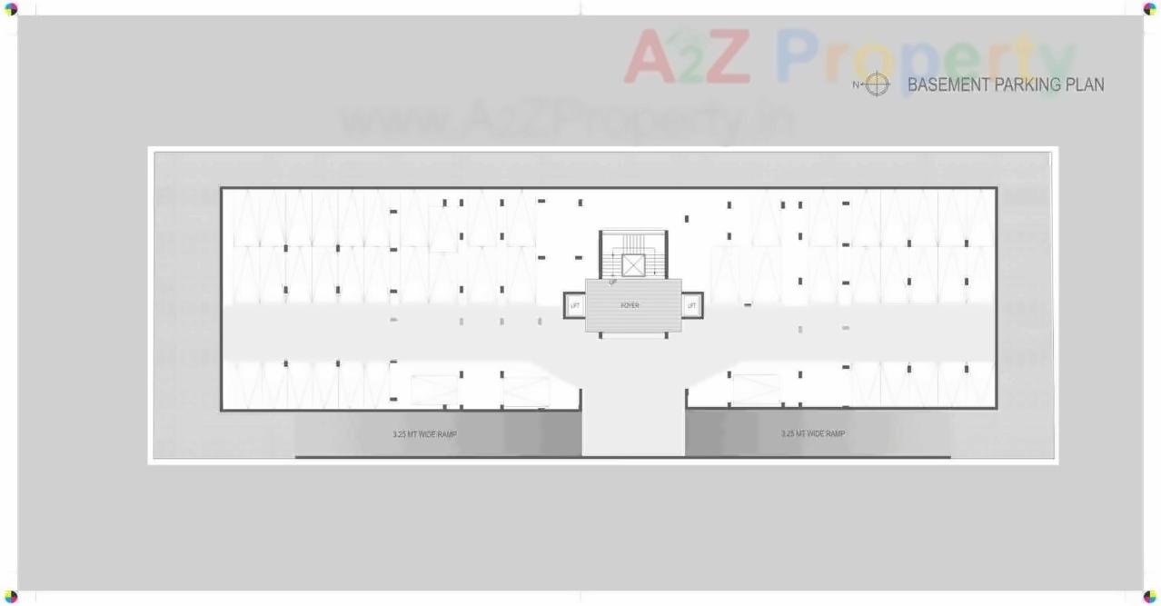 Layout of real estate project Aarambh located at Chandkheda, Ahmedabad, Gujarat
