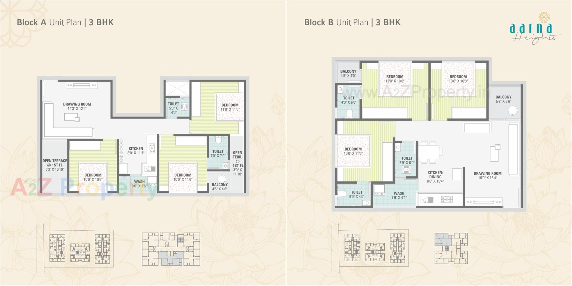 Layout of real estate project Aarna Heights located at Nikol, Ahmedabad, Gujarat