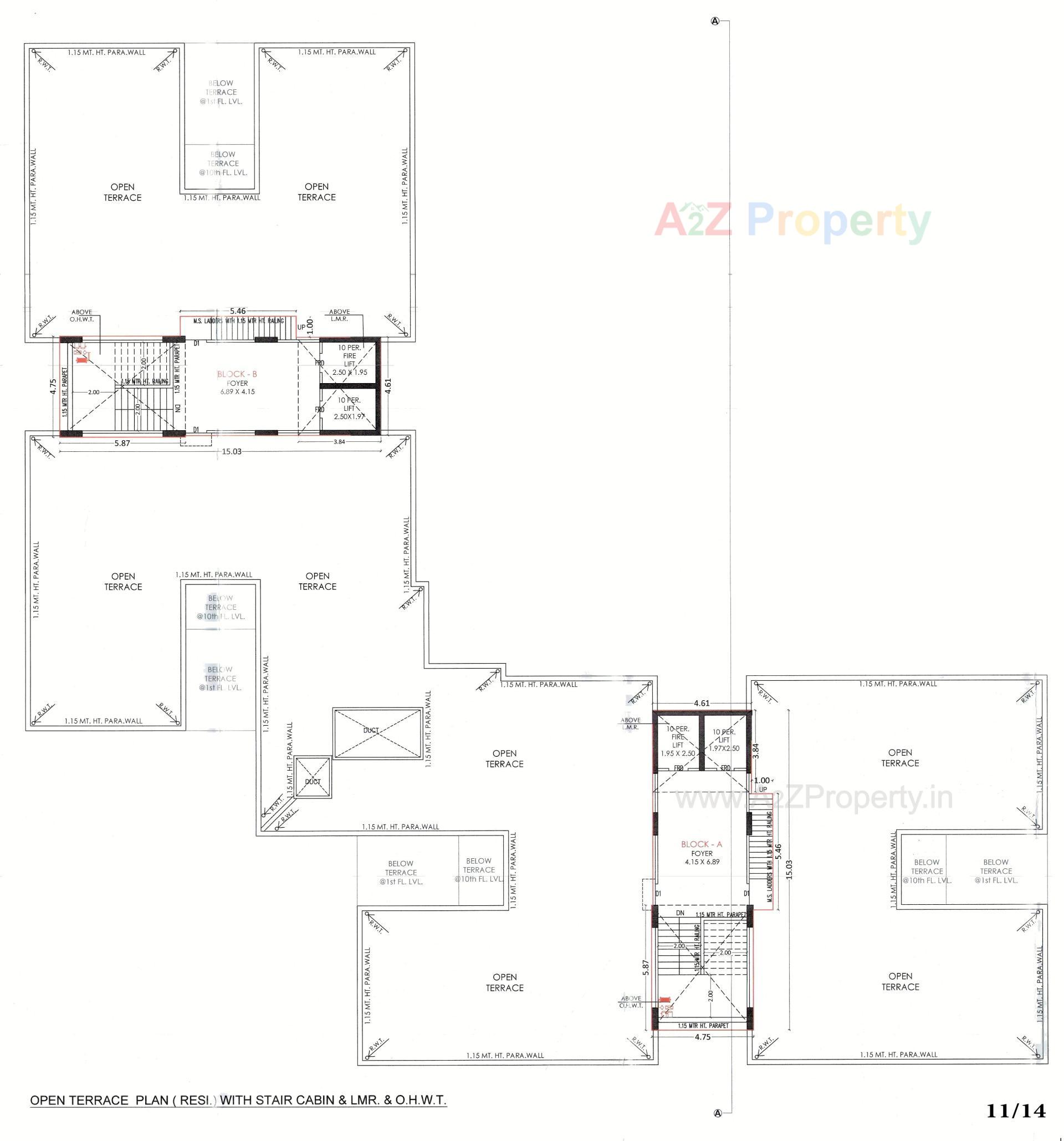Layout of real estate project Aarohi Avinya located at Jodhpur, Ahmedabad, Gujarat