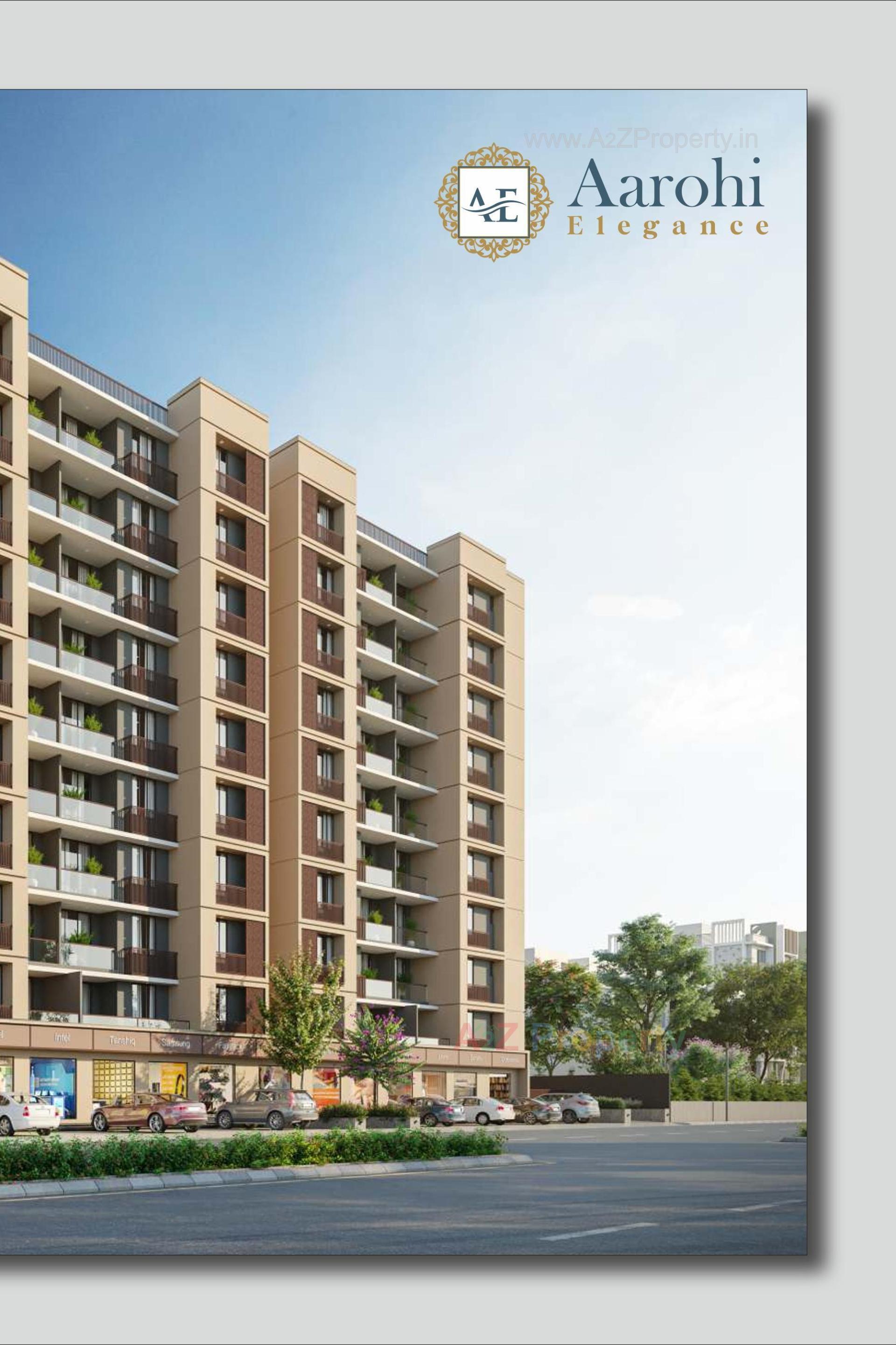 3D Elevation of real estate project Aarohi Elegance located at Nikol, Ahmedabad, Gujarat