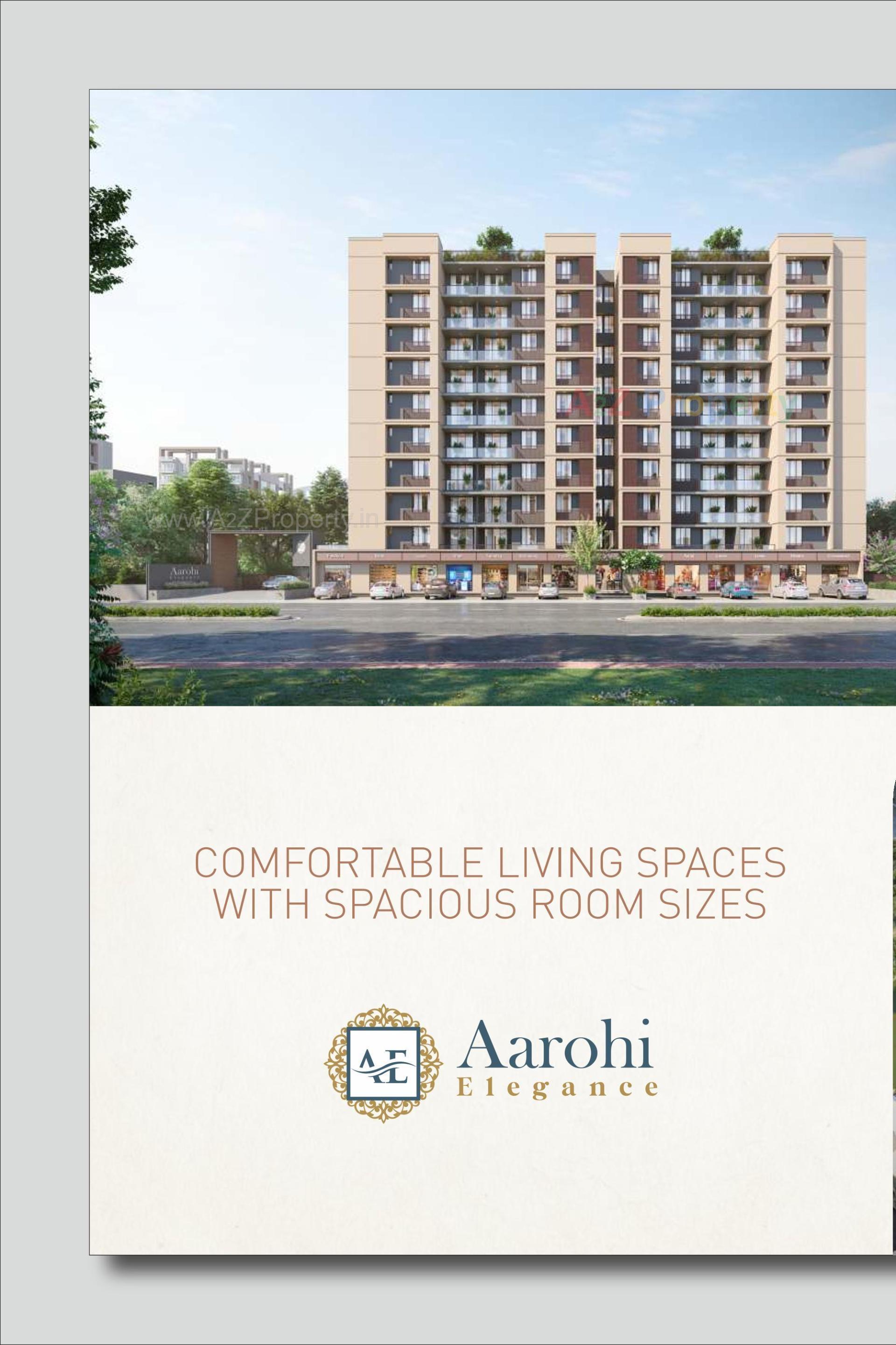 3D Elevation of real estate project Aarohi Elegance located at Nikol, Ahmedabad, Gujarat