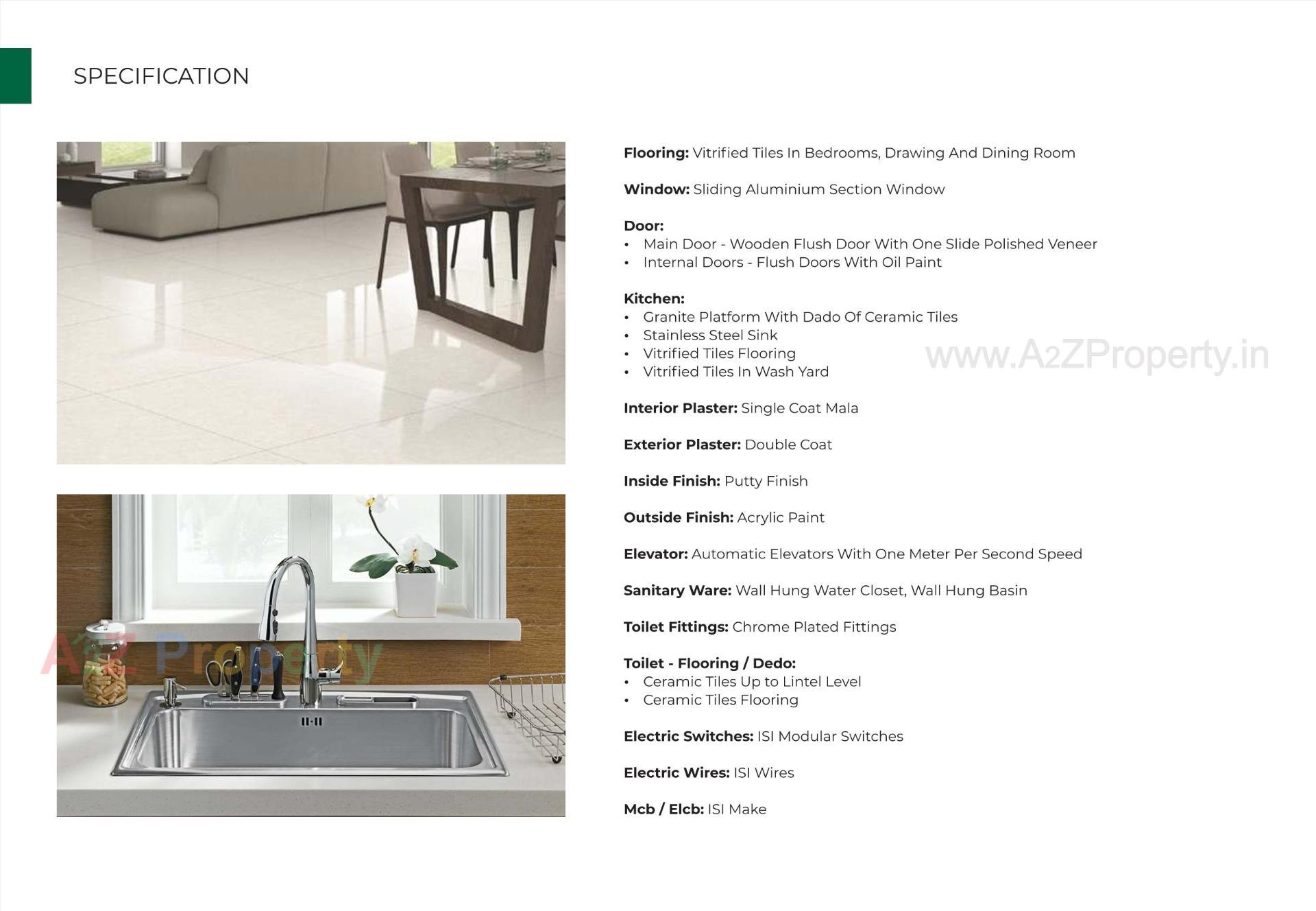  of real estate project Aarohi Nimbus located at Ghuma, Ahmedabad, Gujarat