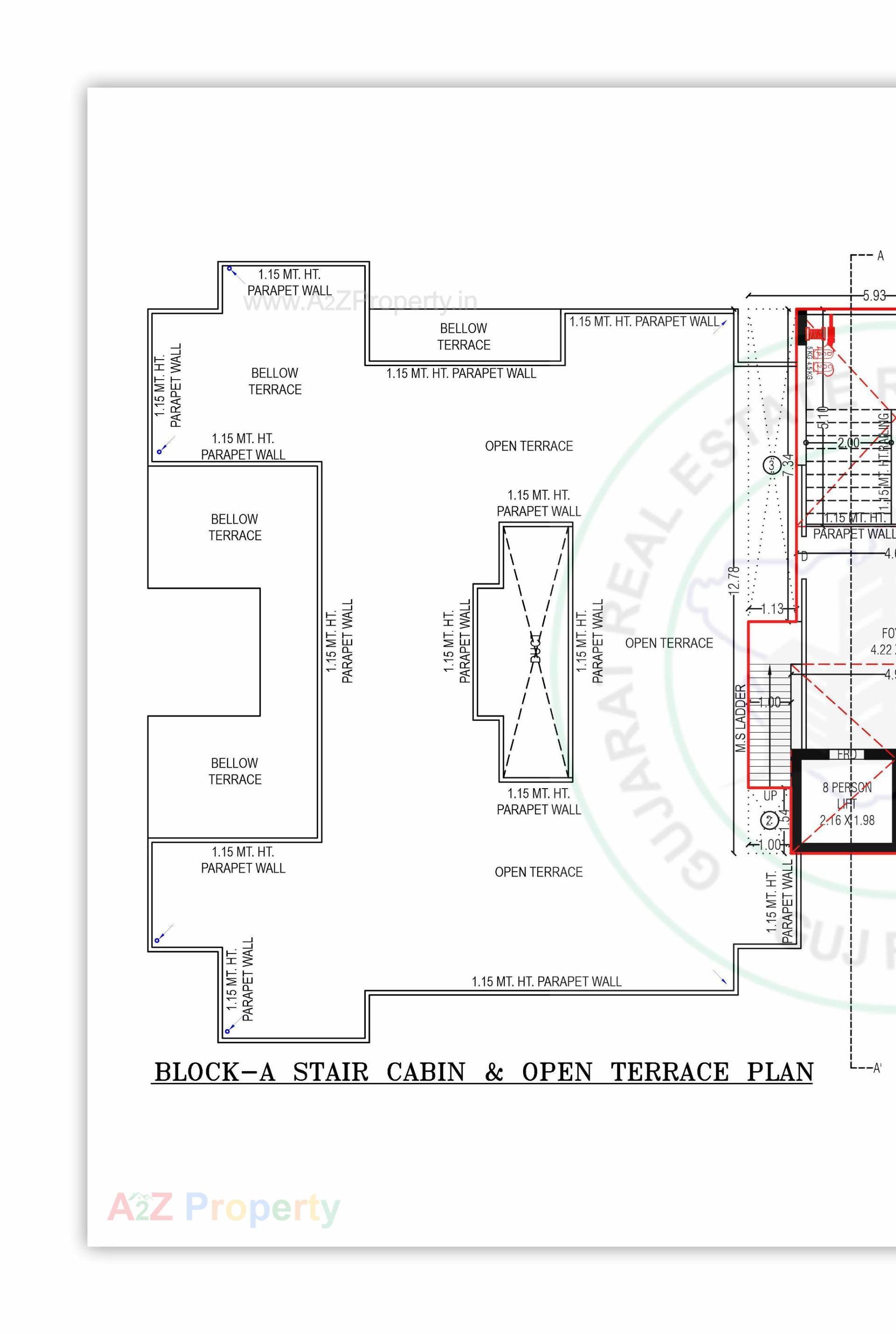 Layout of real estate project Aarohi Shivalay located at Chandkheda, Ahmedabad, Gujarat