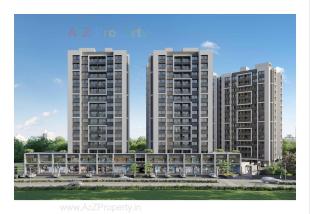 Elevation of real estate project Aarohi Vivianna located at Ghuma, Ahmedabad, Gujarat