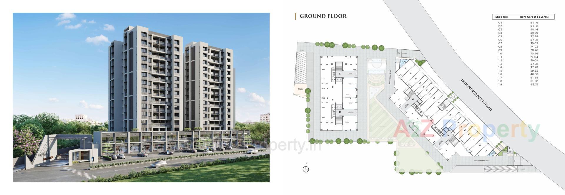  of real estate project Aarohi Vivianna located at Ghuma, Ahmedabad, Gujarat