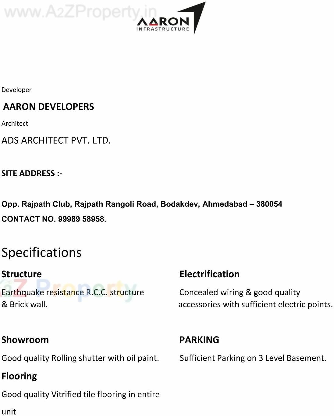 Project Specifications