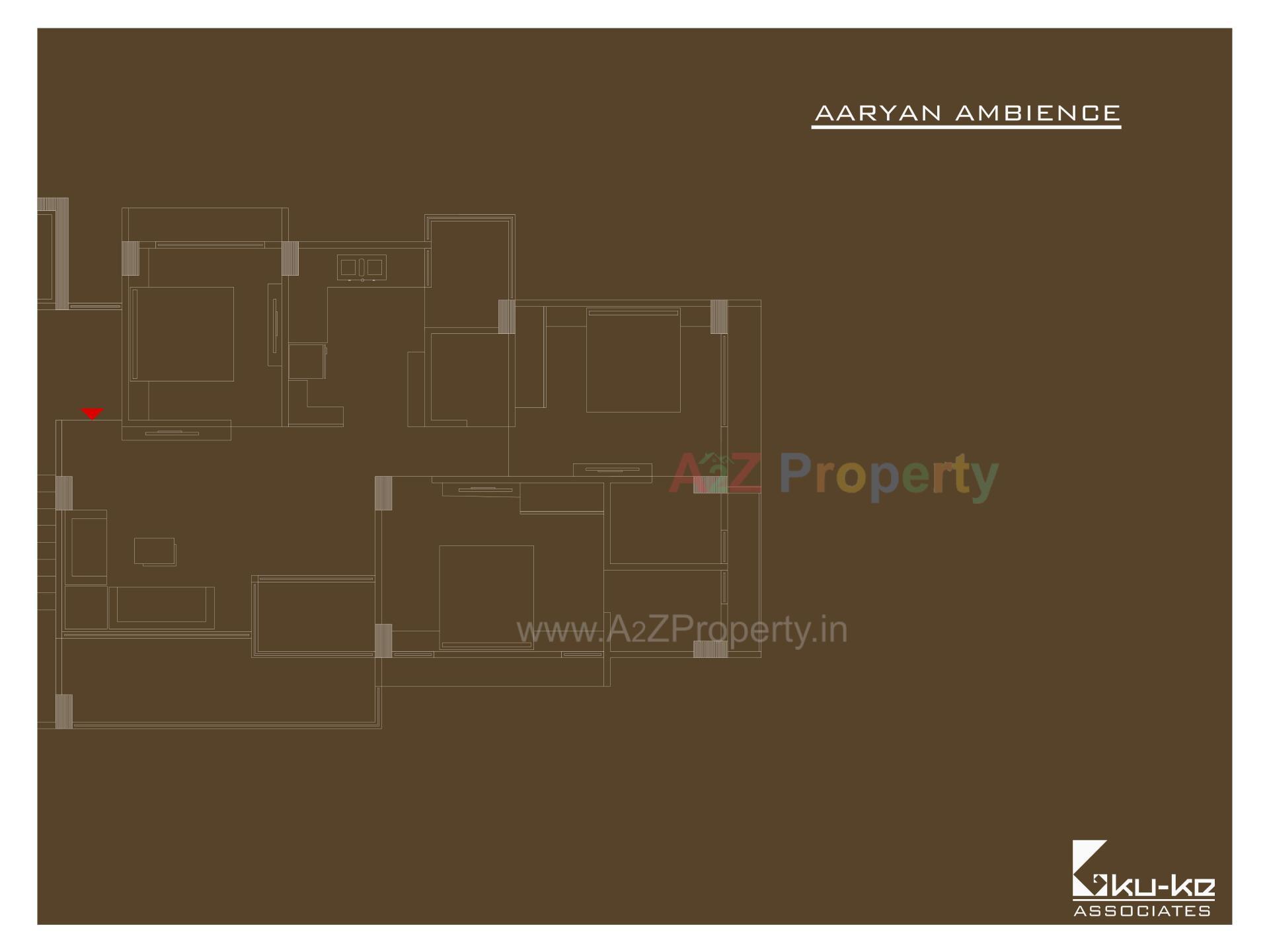  of real estate project Aaryan Ambience located at Gota, Ahmedabad, Gujarat