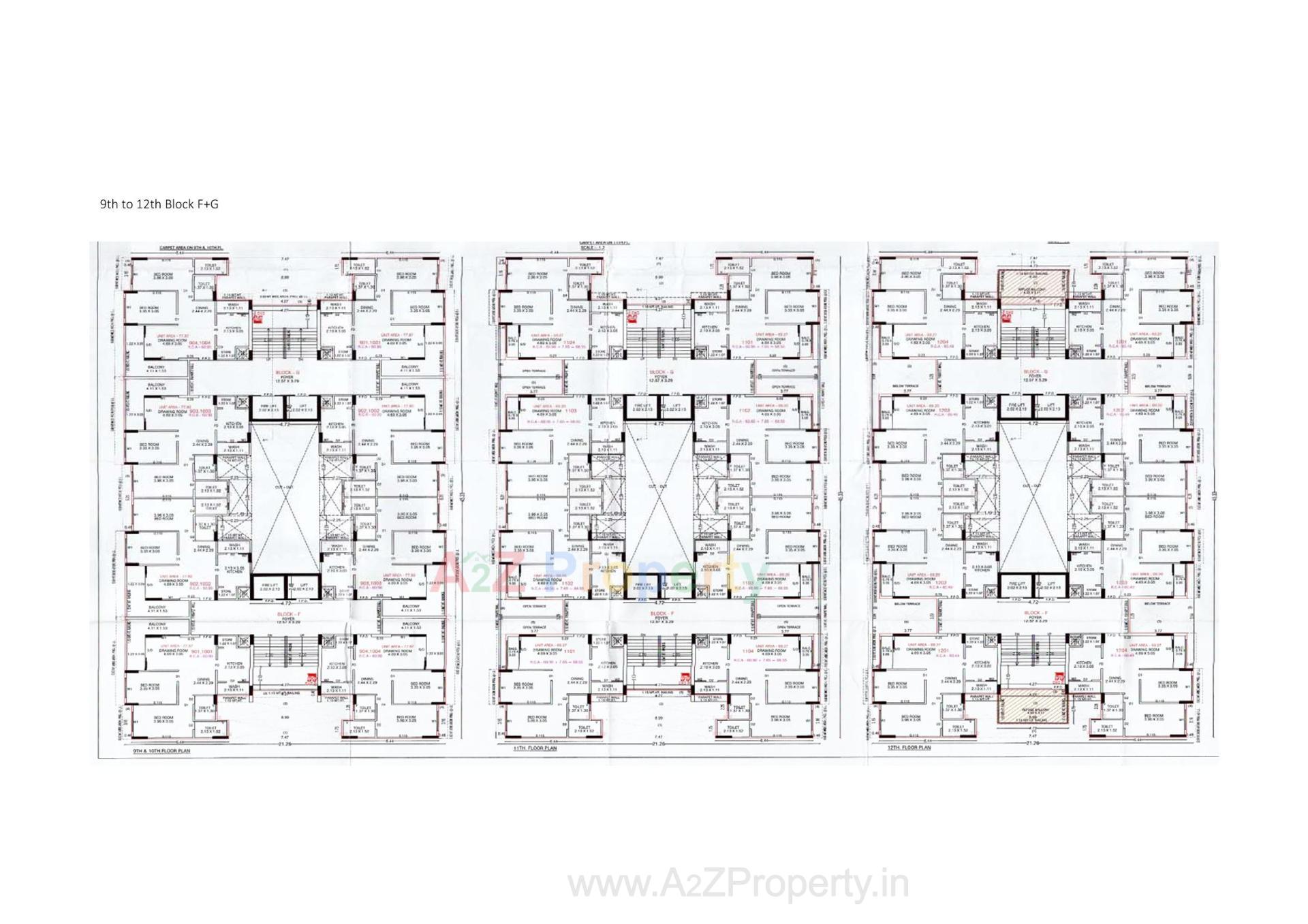 Layout of real estate project Aaryan Aviskaar located at Ahmedabad, Ahmedabad, Gujarat