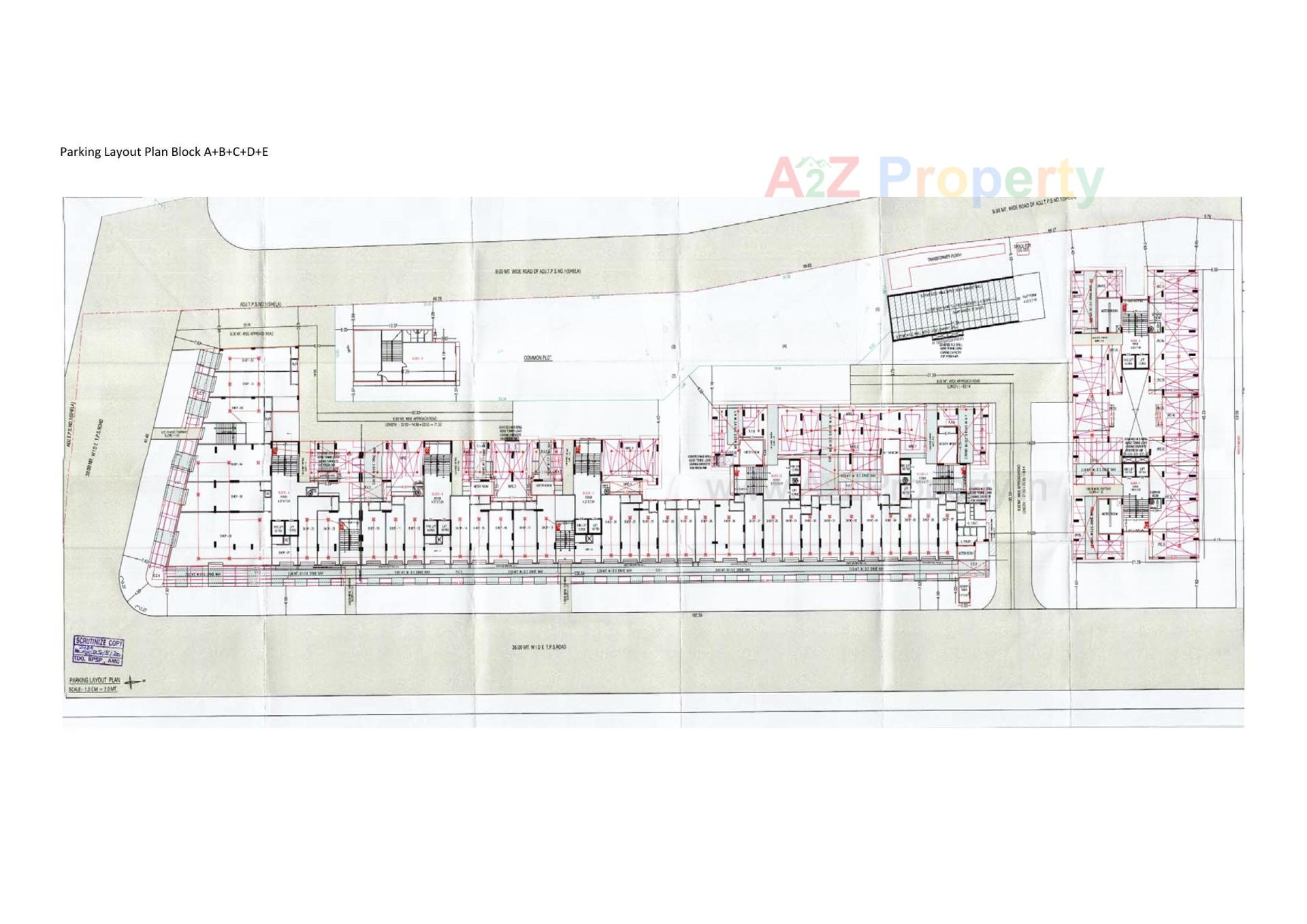 Layout of real estate project Aaryan Aviskaar located at Ahmedabad, Ahmedabad, Gujarat