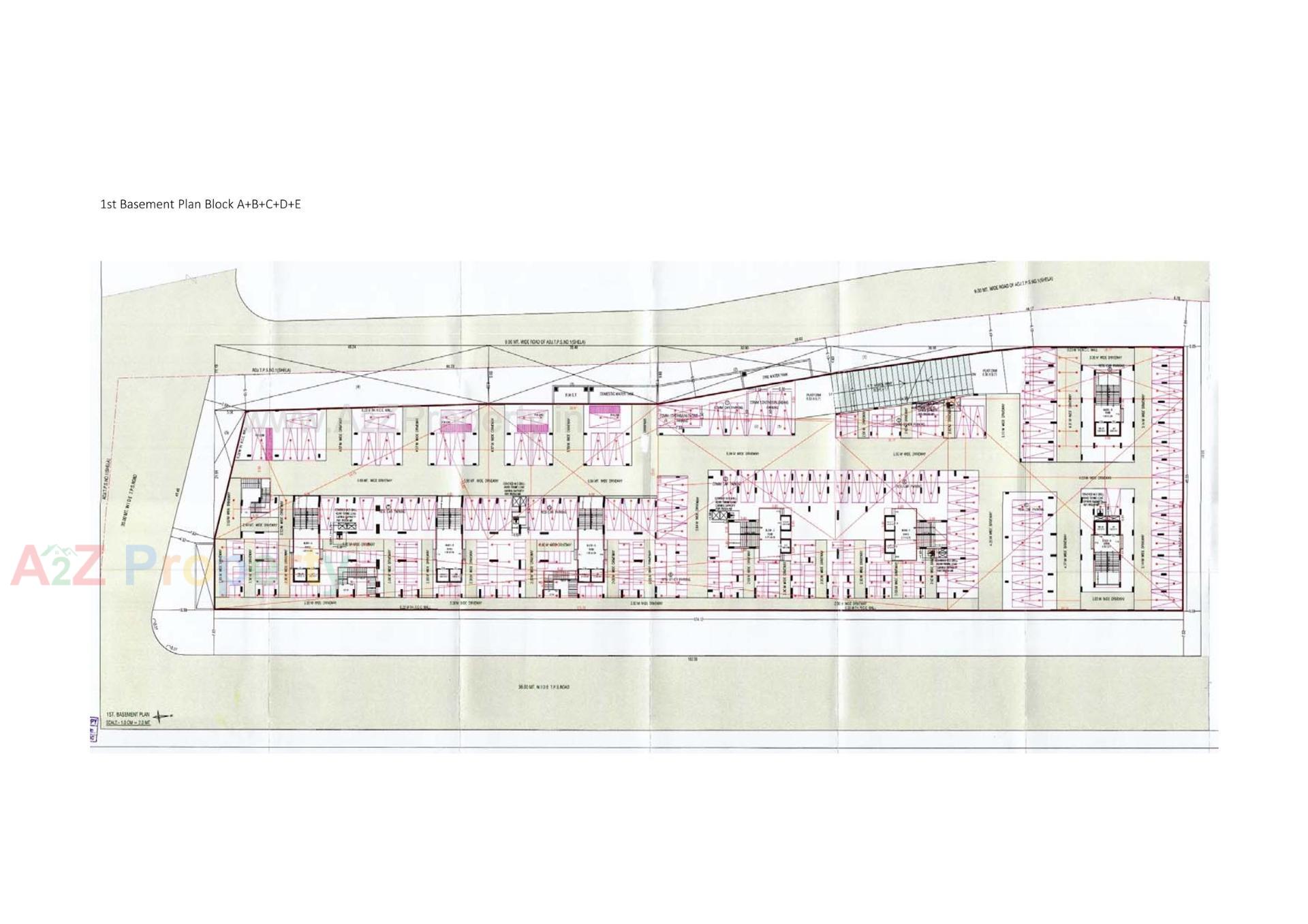 Layout of real estate project Aaryan Aviskaar located at Ahmedabad, Ahmedabad, Gujarat