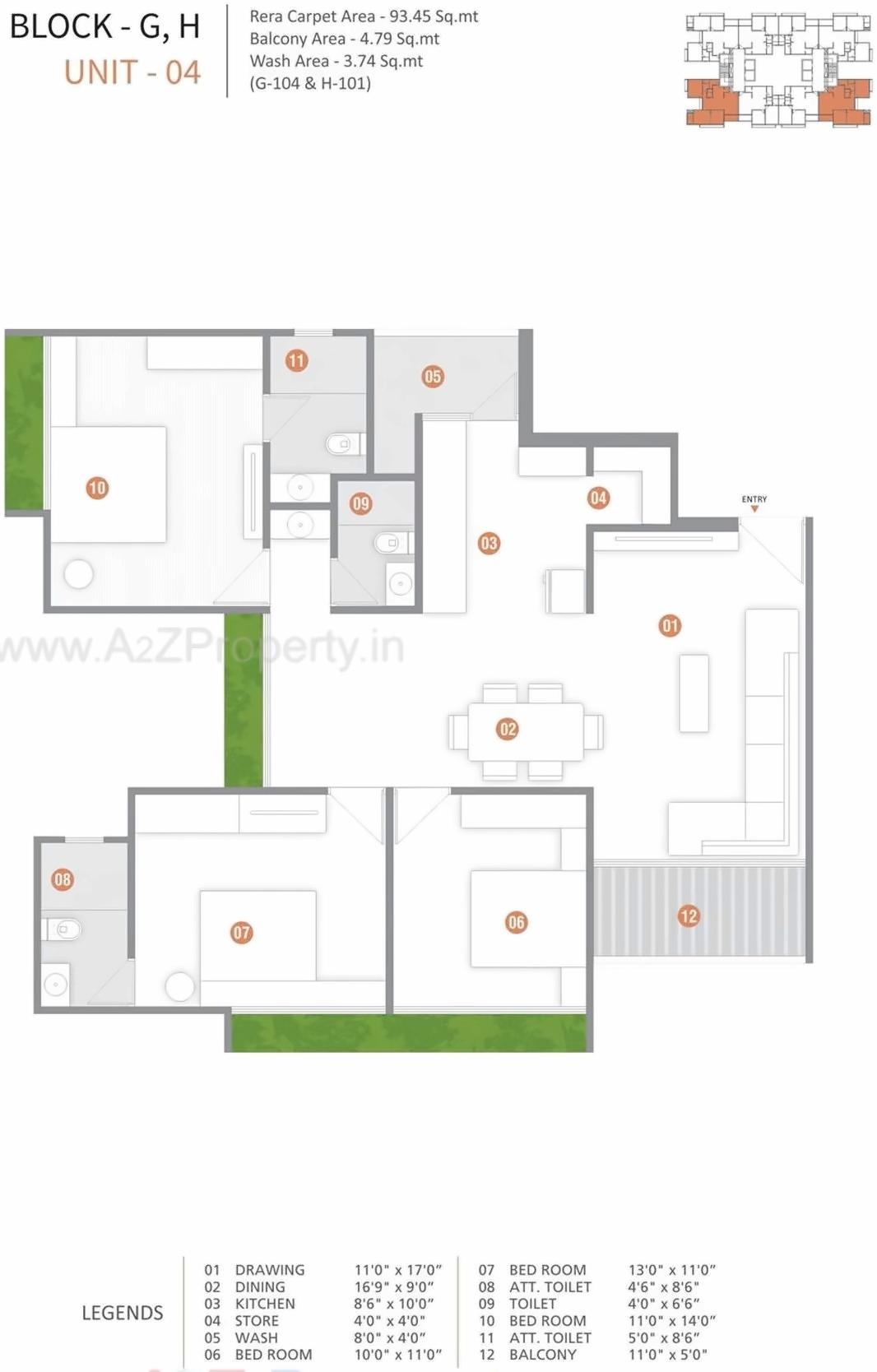 Layout of real estate project Aaryan City located at Gota, Ahmedabad, Gujarat