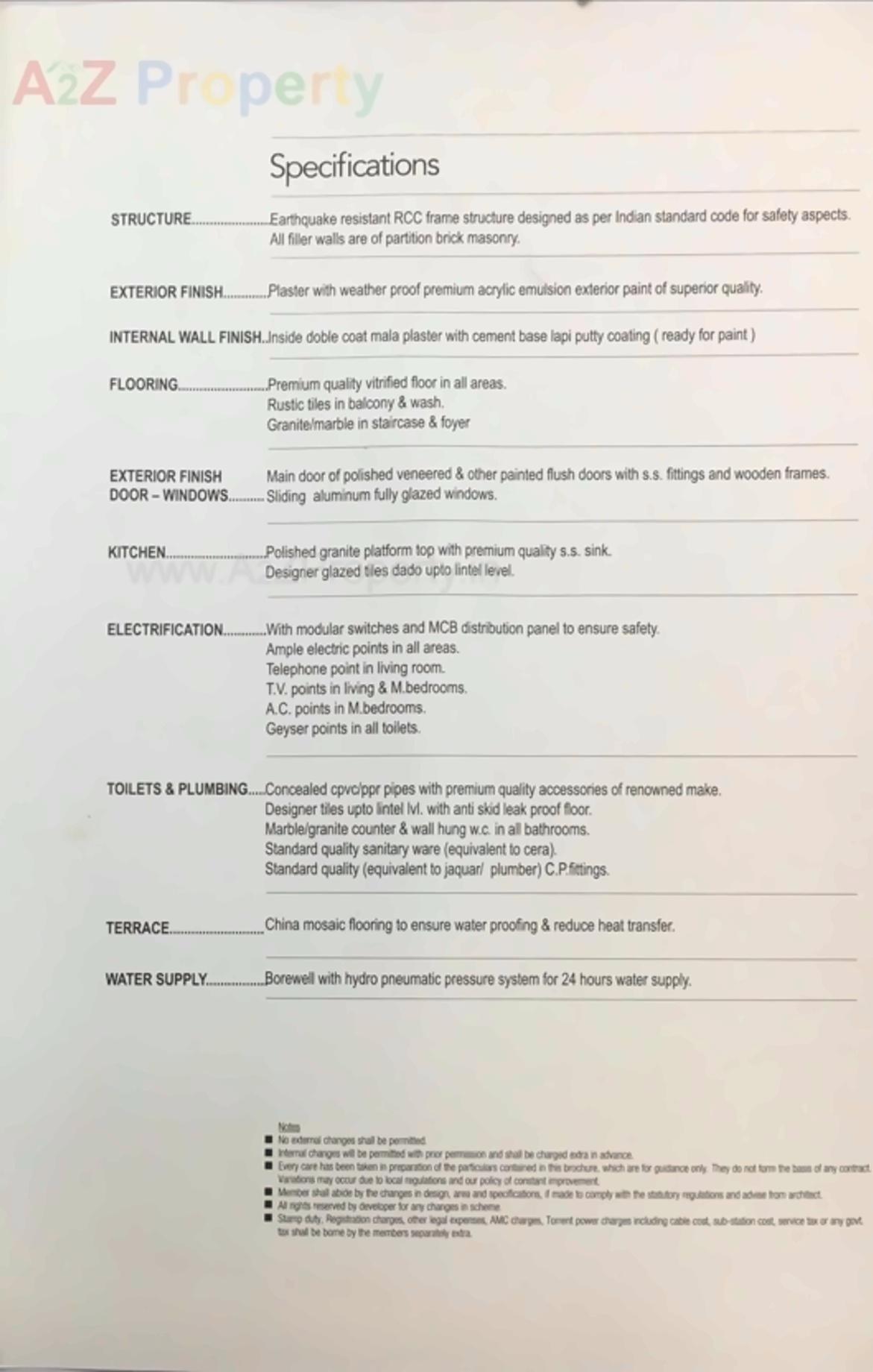 Project Specifications