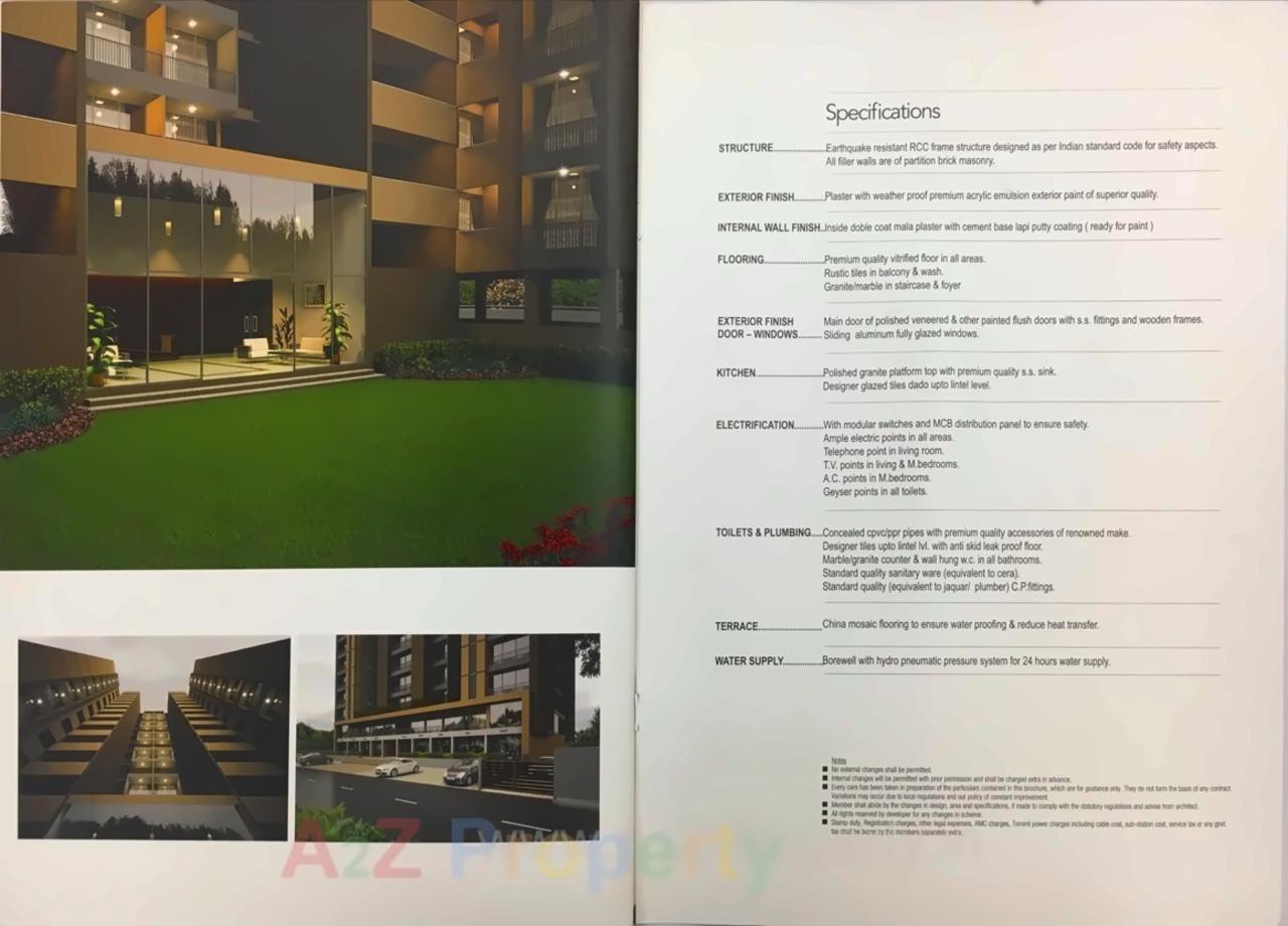  of real estate project Aaryan Impulse located at Gota, Ahmedabad, Gujarat