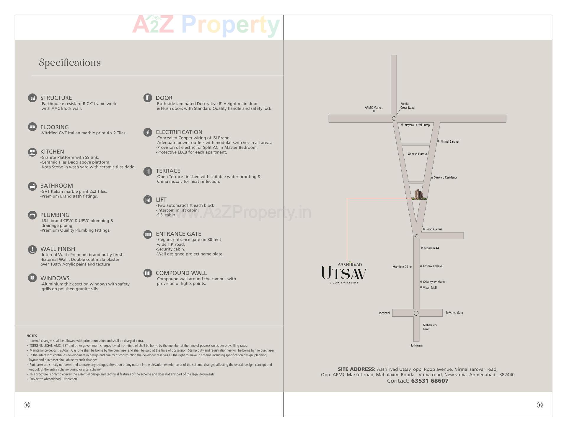  of real estate project Aashirvad Utsav located at Vatva, Ahmedabad, Gujarat