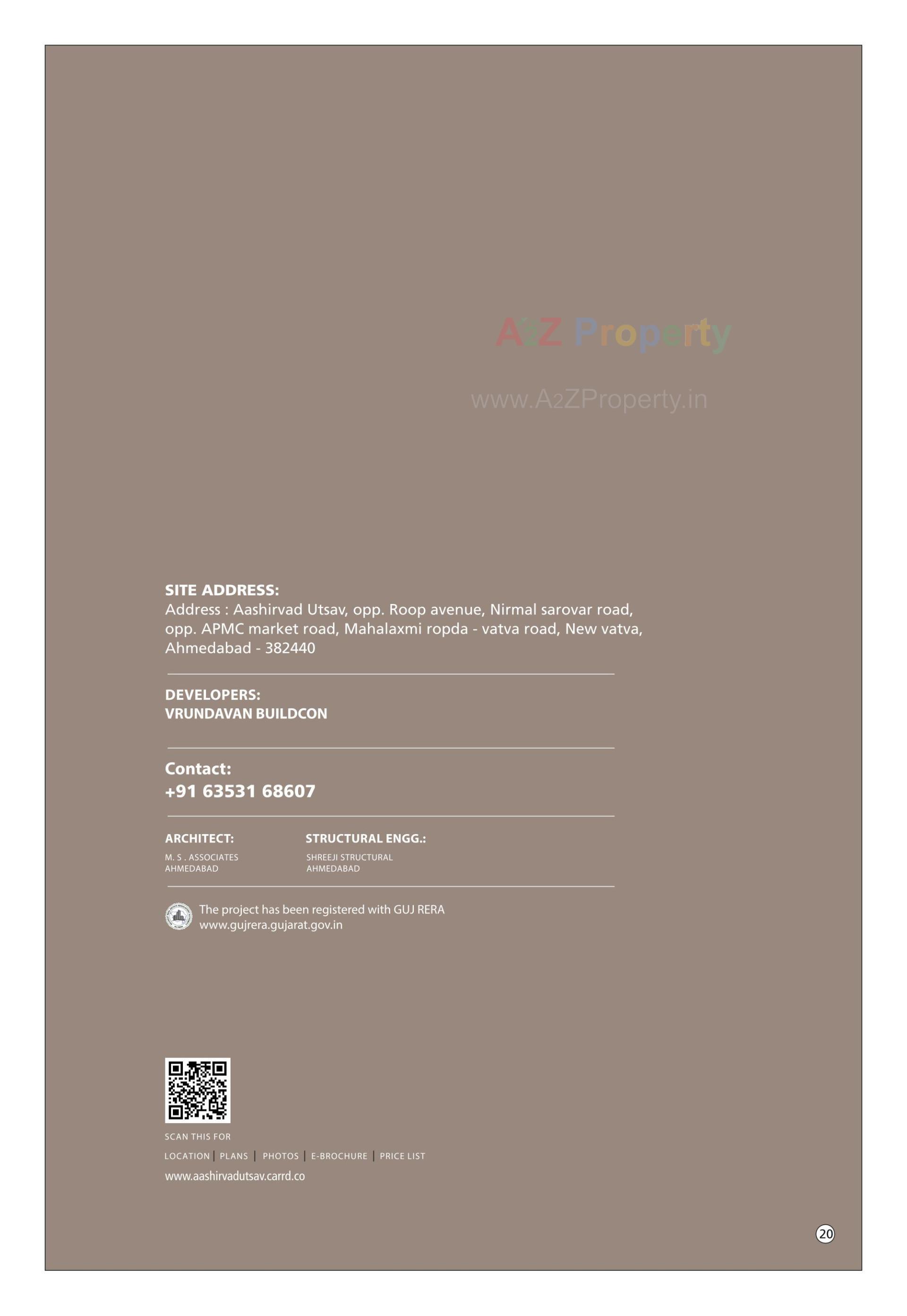  of real estate project Aashirvad Utsav located at Vatva, Ahmedabad, Gujarat